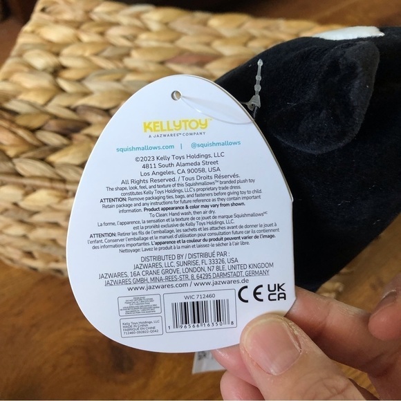 Squishmallows Monty the border collie dog in 5” - Picture 8 of 8